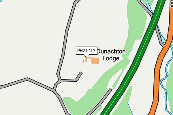 PH21 1LY map - OS OpenMap – Local (Ordnance Survey)