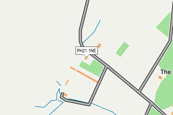 PH21 1NE map - OS OpenMap – Local (Ordnance Survey)