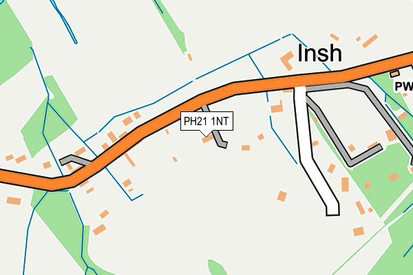 PH21 1NT map - OS OpenMap – Local (Ordnance Survey)