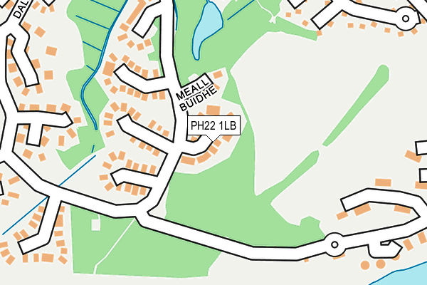 PH22 1LB map - OS OpenMap – Local (Ordnance Survey)