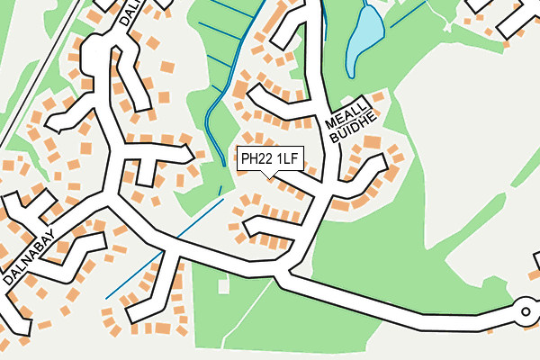 PH22 1LF map - OS OpenMap – Local (Ordnance Survey)