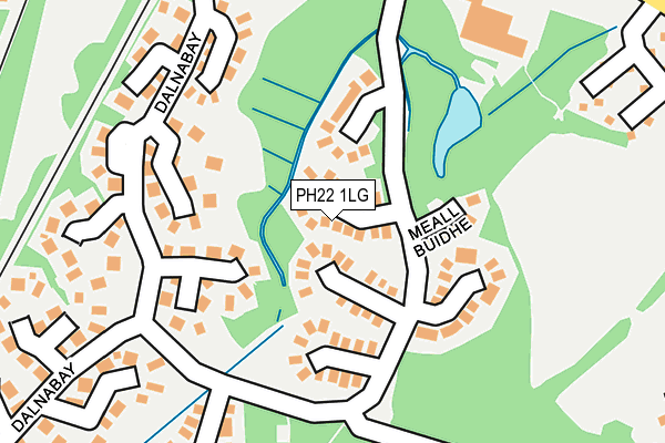 PH22 1LG map - OS OpenMap – Local (Ordnance Survey)