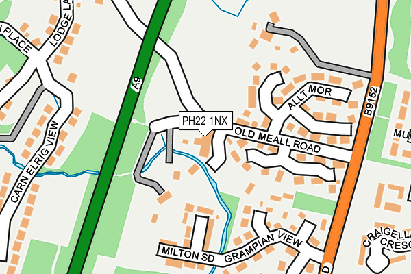 PH22 1NX map - OS OpenMap – Local (Ordnance Survey)