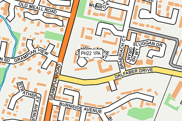 PH22 1PA map - OS OpenMap – Local (Ordnance Survey)