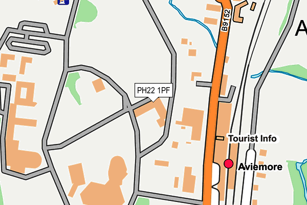 PH22 1PF map - OS OpenMap – Local (Ordnance Survey)