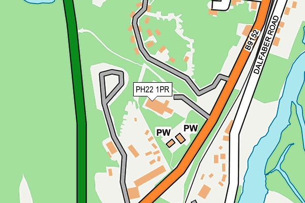 PH22 1PR map - OS OpenMap – Local (Ordnance Survey)
