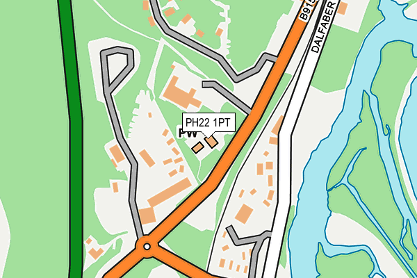 PH22 1PT map - OS OpenMap – Local (Ordnance Survey)