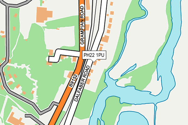 PH22 1PU map - OS OpenMap – Local (Ordnance Survey)