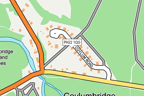PH22 1QG map - OS OpenMap – Local (Ordnance Survey)