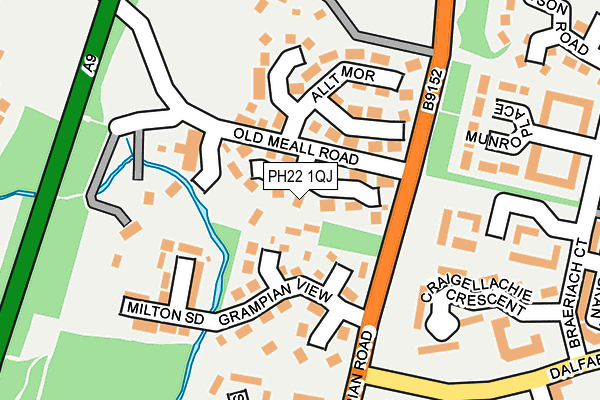 PH22 1QJ map - OS OpenMap – Local (Ordnance Survey)