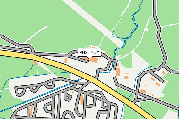 PH22 1QY map - OS OpenMap – Local (Ordnance Survey)