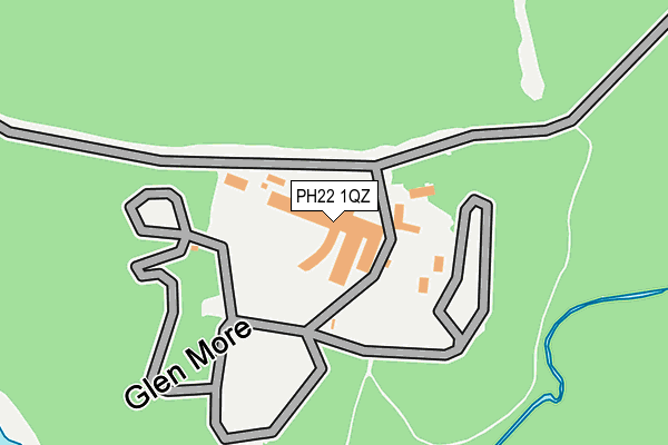 PH22 1QZ map - OS OpenMap – Local (Ordnance Survey)