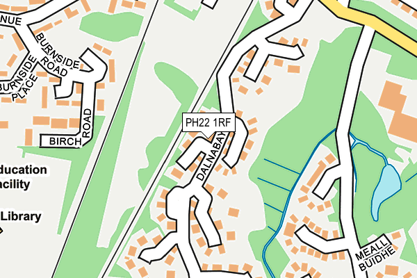 PH22 1RF map - OS OpenMap – Local (Ordnance Survey)