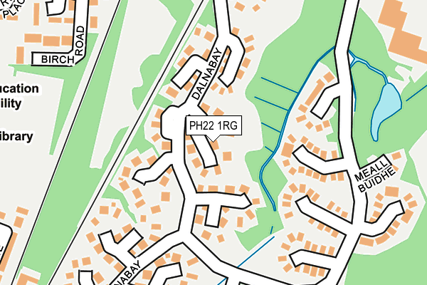 PH22 1RG map - OS OpenMap – Local (Ordnance Survey)