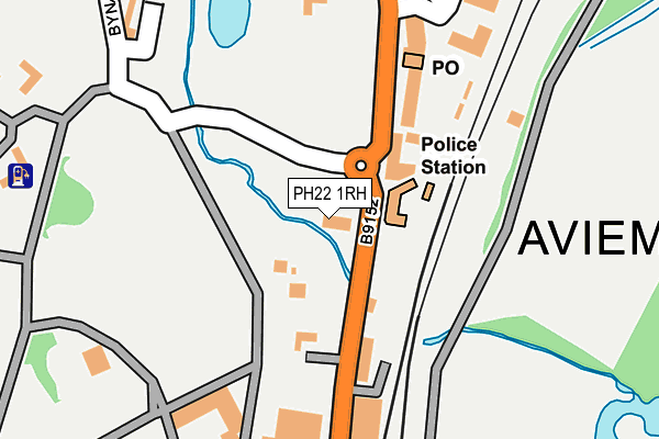 PH22 1RH map - OS OpenMap – Local (Ordnance Survey)