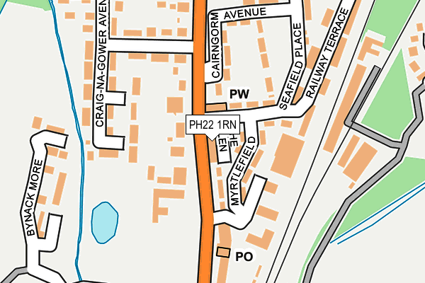 PH22 1RN map - OS OpenMap – Local (Ordnance Survey)