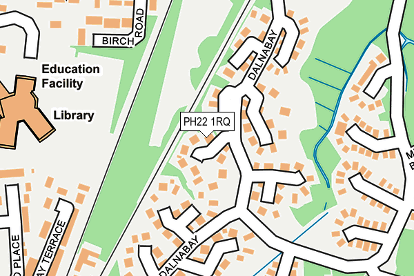 PH22 1RQ map - OS OpenMap – Local (Ordnance Survey)