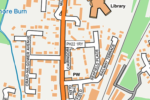 PH22 1RY map - OS OpenMap – Local (Ordnance Survey)