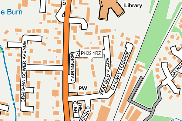 PH22 1RZ map - OS OpenMap – Local (Ordnance Survey)
