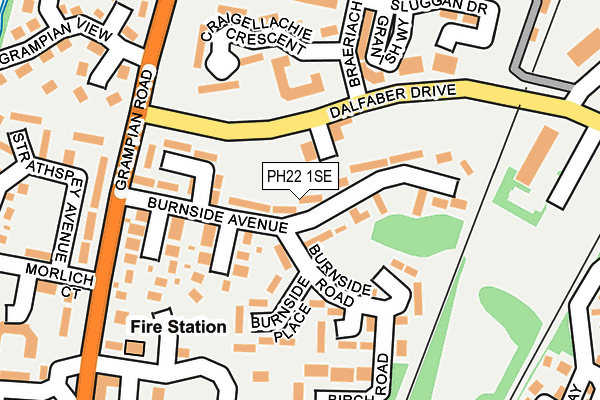 PH22 1SE map - OS OpenMap – Local (Ordnance Survey)