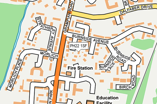 PH22 1SF map - OS OpenMap – Local (Ordnance Survey)