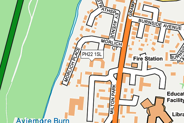 PH22 1SL map - OS OpenMap – Local (Ordnance Survey)
