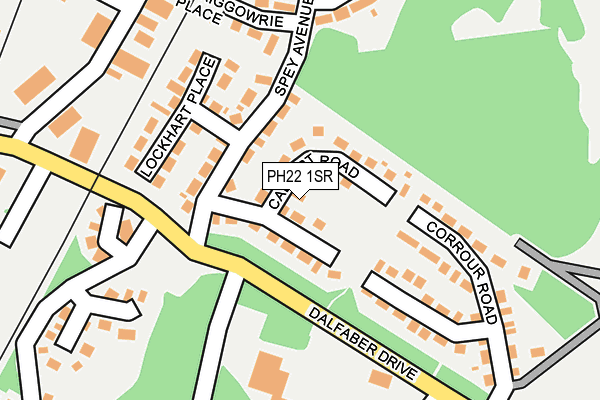 PH22 1SR map - OS OpenMap – Local (Ordnance Survey)
