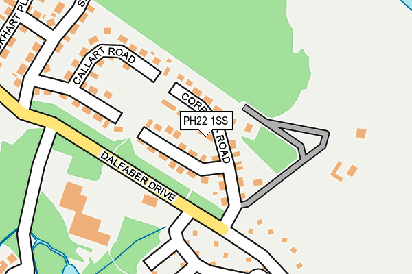 PH22 1SS map - OS OpenMap – Local (Ordnance Survey)