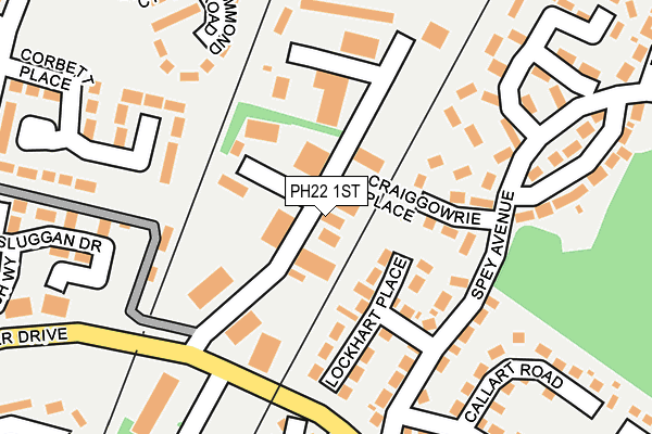 PH22 1ST map - OS OpenMap – Local (Ordnance Survey)