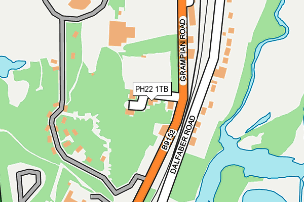 PH22 1TB map - OS OpenMap – Local (Ordnance Survey)