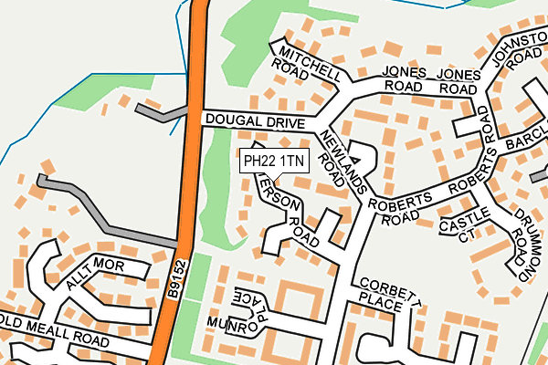 PH22 1TN map - OS OpenMap – Local (Ordnance Survey)