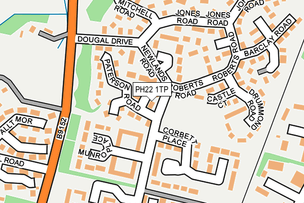 PH22 1TP map - OS OpenMap – Local (Ordnance Survey)