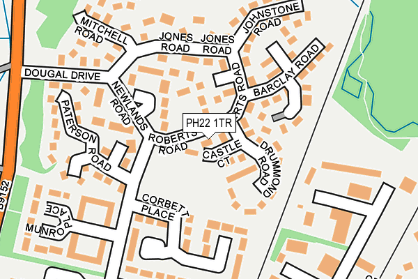 PH22 1TR map - OS OpenMap – Local (Ordnance Survey)
