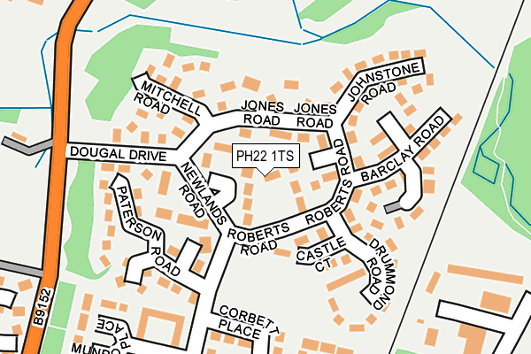 PH22 1TS map - OS OpenMap – Local (Ordnance Survey)