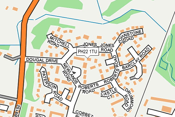 PH22 1TU map - OS OpenMap – Local (Ordnance Survey)