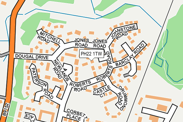 PH22 1TW map - OS OpenMap – Local (Ordnance Survey)