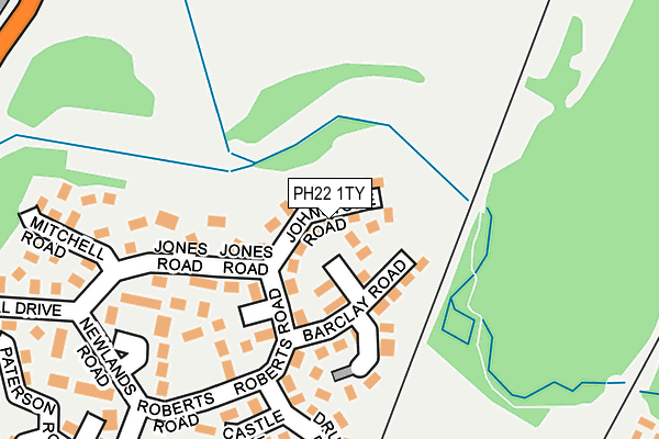 PH22 1TY map - OS OpenMap – Local (Ordnance Survey)