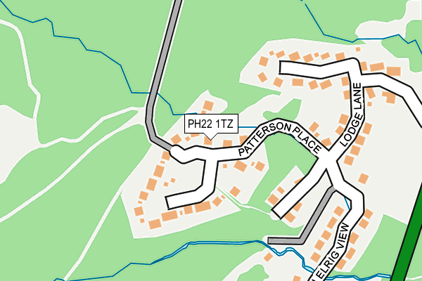 PH22 1TZ map - OS OpenMap – Local (Ordnance Survey)
