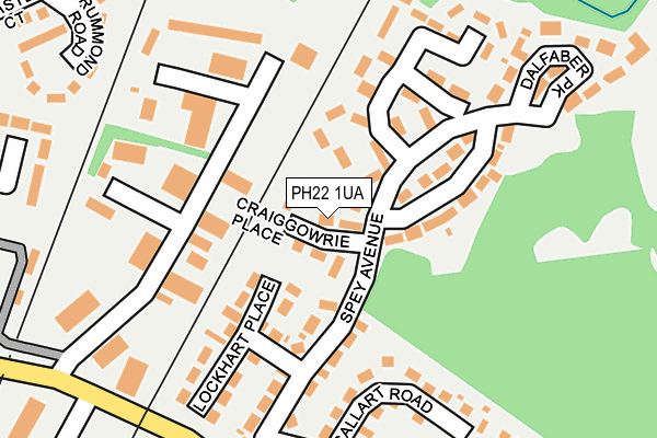 PH22 1UA map - OS OpenMap – Local (Ordnance Survey)
