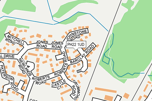 PH22 1UD map - OS OpenMap – Local (Ordnance Survey)
