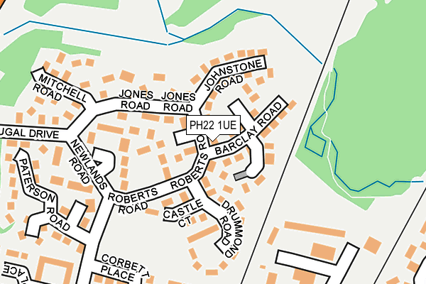 PH22 1UE map - OS OpenMap – Local (Ordnance Survey)