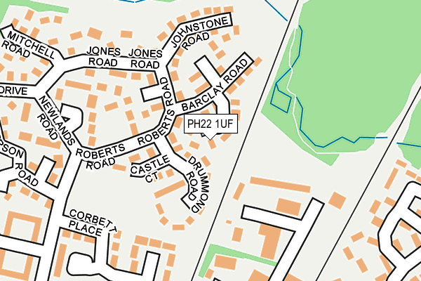 PH22 1UF map - OS OpenMap – Local (Ordnance Survey)
