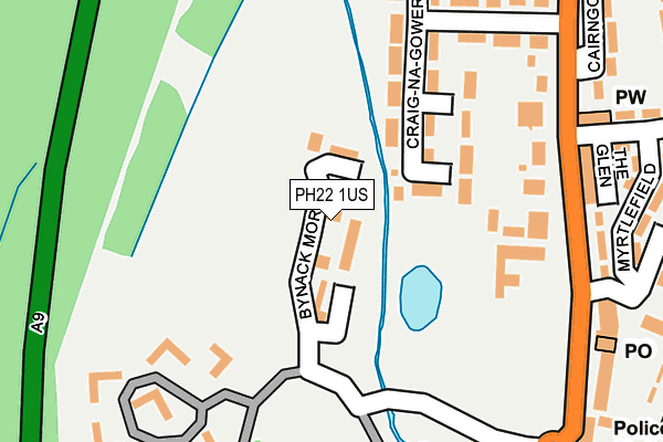 PH22 1US map - OS OpenMap – Local (Ordnance Survey)