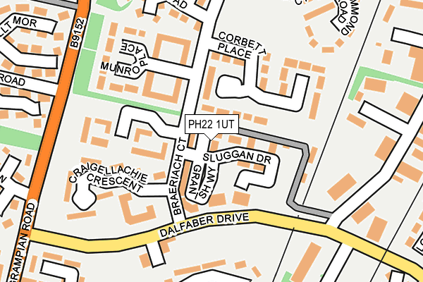 PH22 1UT map - OS OpenMap – Local (Ordnance Survey)