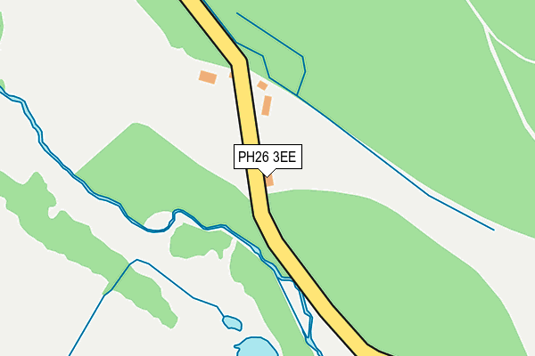 PH26 3EE map - OS OpenMap – Local (Ordnance Survey)