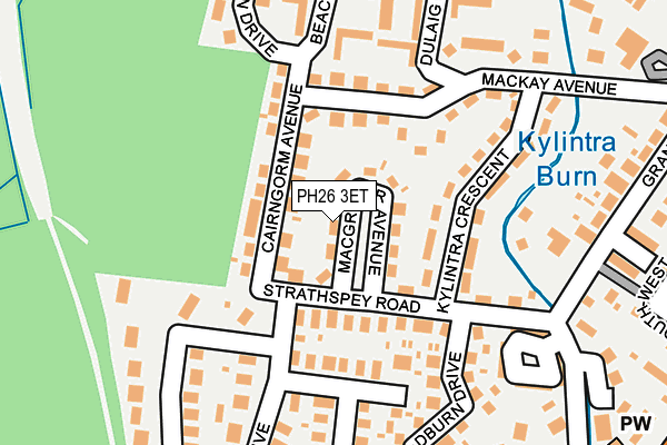 PH26 3ET map - OS OpenMap – Local (Ordnance Survey)