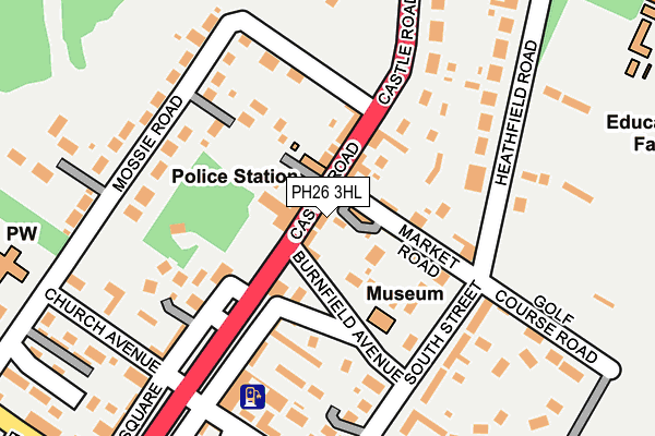 PH26 3HL map - OS OpenMap – Local (Ordnance Survey)