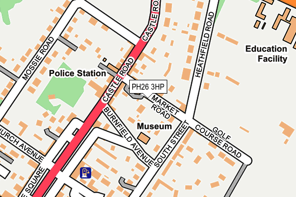 PH26 3HP map - OS OpenMap – Local (Ordnance Survey)