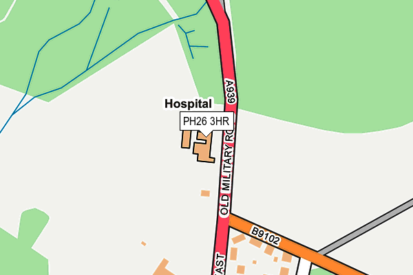 PH26 3HR map - OS OpenMap – Local (Ordnance Survey)