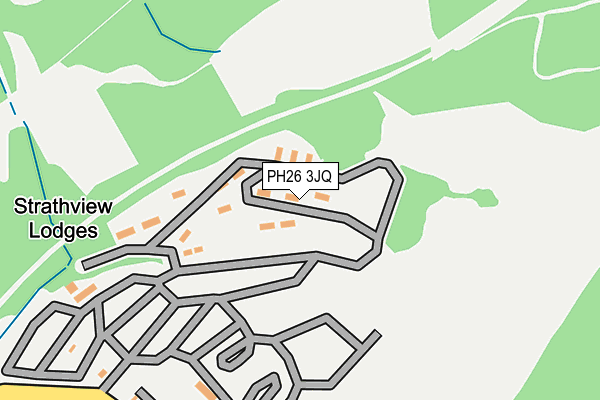 PH26 3JQ map - OS OpenMap – Local (Ordnance Survey)